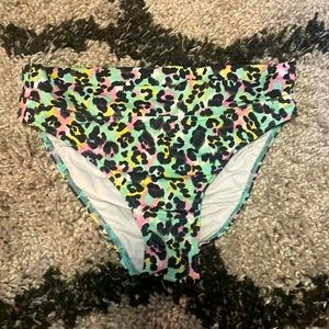 Freya swimsuit bottoms - pastel leopard